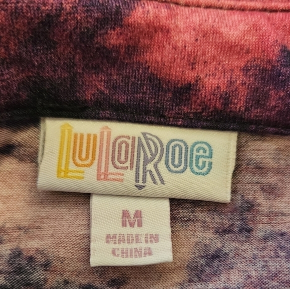 Lularoe Charlie Tie-Dye InspiredButton Up Shirt - Picture 5 of 6
